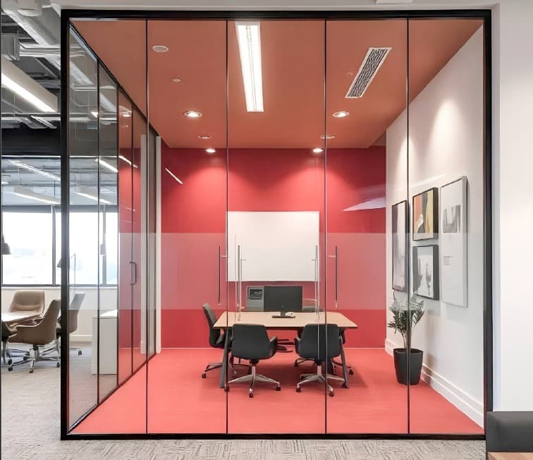 Frameless Glass Partitions